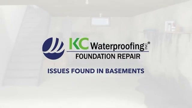 KC Waterproofing basement waterproofing video