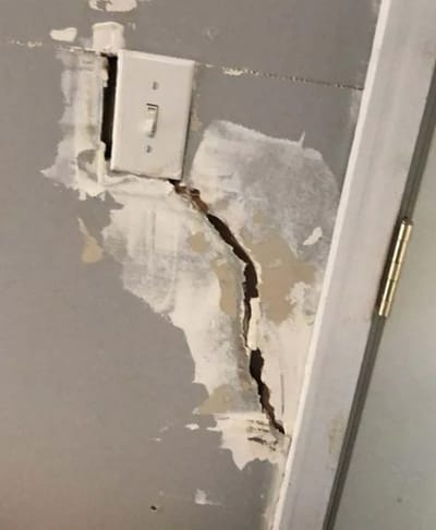 cracked wall