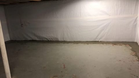 Basement waterproofing