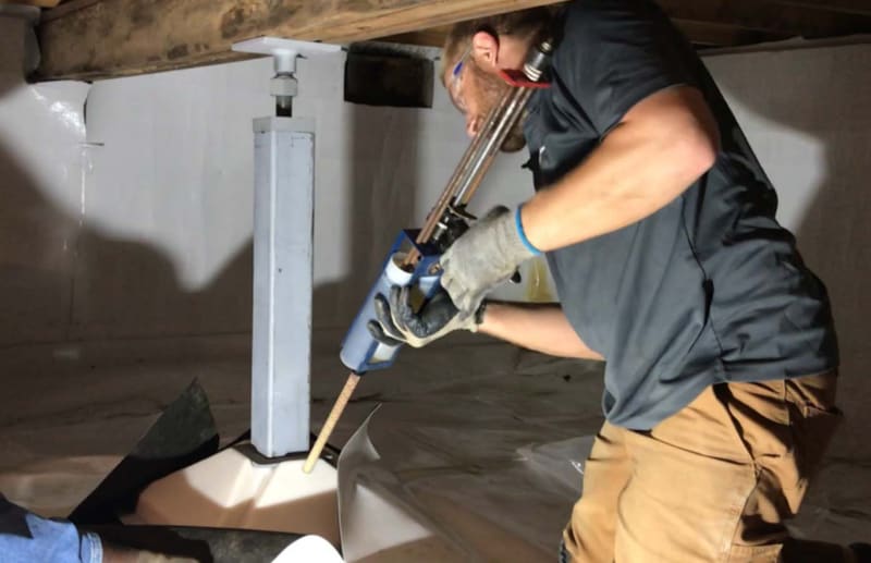 Commercial foundation work