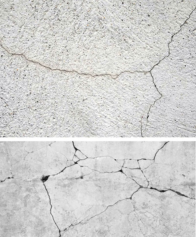 The crack’s pattern, location, and changes over time all matter.
