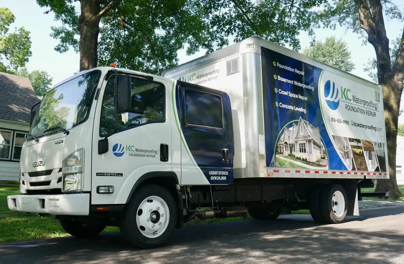 KC Waterproofing service vehicle