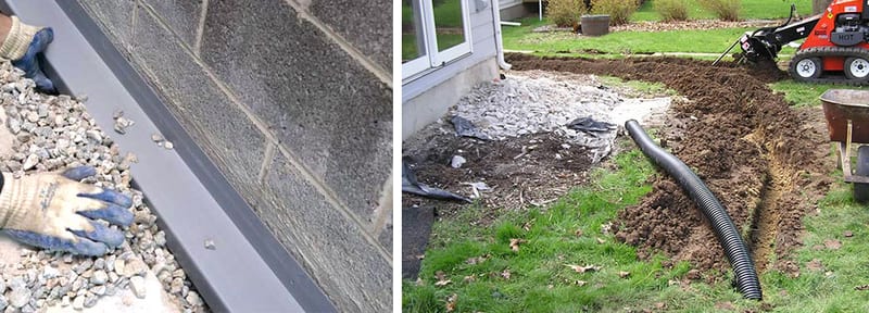 Crawl Space Brothers | Basement Interior Drain Tile System