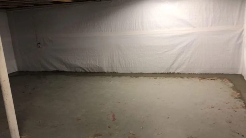 Basement waterproofing